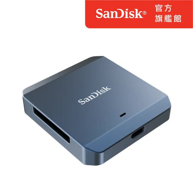 【SanDisk 晟碟】SanDisk☆ PRO-CINEMA CFexpress™ Type B 讀卡機 支援 MagSafe(公司貨)