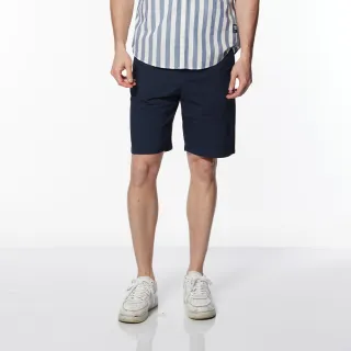 【NAUTICA】官方旗艦 男裝 COOLMAX都會休閒短褲(藍色)