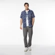 【NAUTICA】官方旗艦 男裝 經典海洋風格短袖襯衫(藍色)