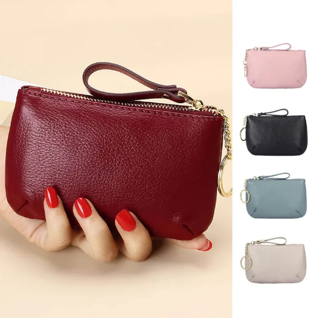 【MoonDy】包包 女生錢包 零錢包 零錢包女 卡包女 真皮包包 零錢包 迷你大容量硬幣包 頭層