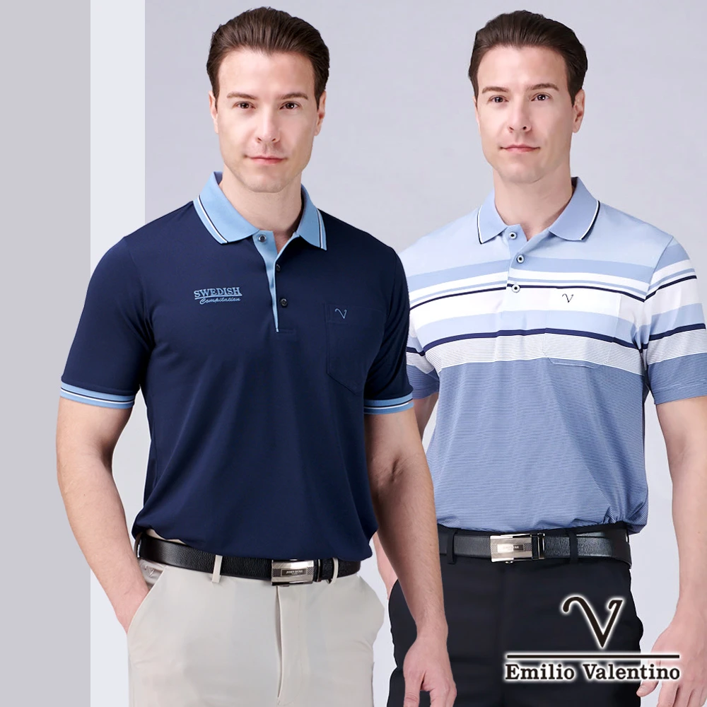 范倫鐵諾POLO衫 機能吸濕排汗 口袋 POLO衫 男上衣 短袖 新品 台灣製造,多款選