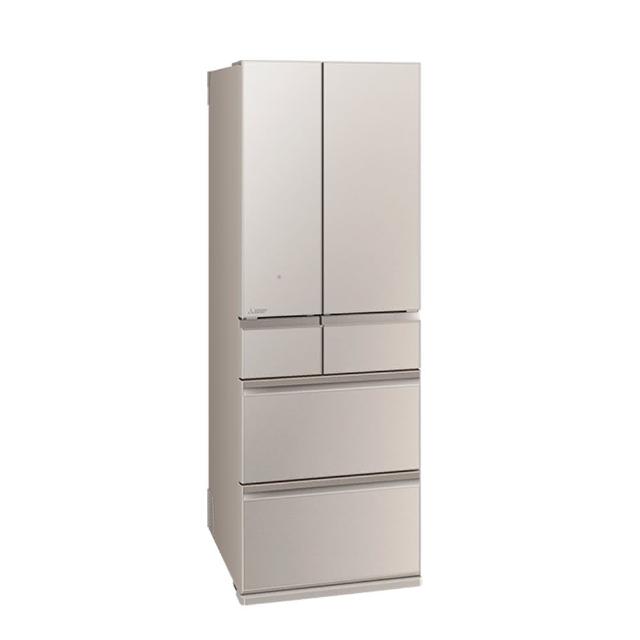 【MITSUBISHI 三菱電機】543L日製玻璃鏡面變頻六門冰箱(MR-WZ54K-C-C 星沙杏)