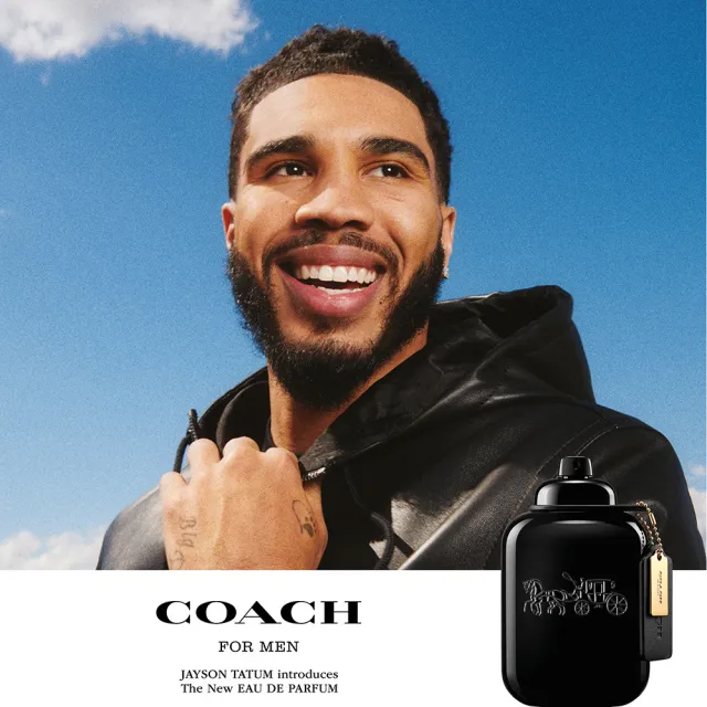 【COACH】時尚曜黑男性淡香精100ml(贈隨機沐浴精100ml+小香乙瓶.專櫃公司貨)