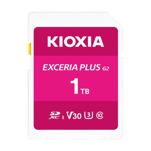 【KIOXIA  鎧俠】EXCERIA PLUS G2 SDXC UHS-I V30 U3 1TB 記憶卡(LNPL2M001TG4)