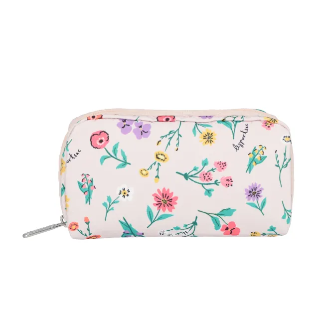 【Lesportsac】Rectangular Cosmetic 長形化妝包 收納包 送禮 禮物 推薦 女包(輕舞野花)