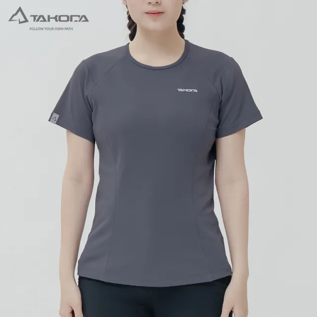 【TAKODA】Ogle 環保機能短袖印花系列 - 台灣櫻鱒 女款 二色(吸濕排汗/舒適涼感/抗菌吸臭)