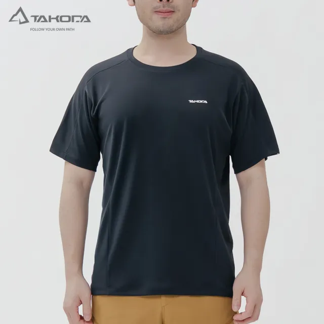 【TAKODA】Ogle 環保機能短袖印花系列 - Mountain 男款 兩色(吸濕排汗/抗菌抑臭/親膚防曬)
