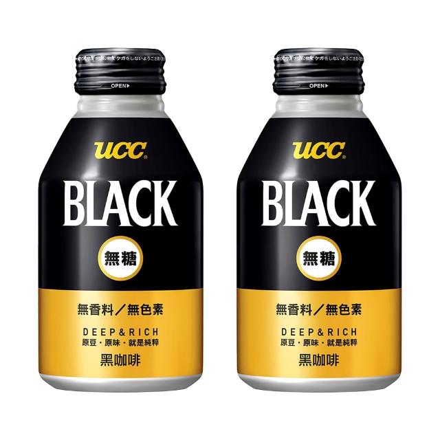 即期品【UCC】BLACK無糖咖啡275gx2箱(共48入)