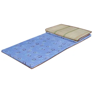 【Mexsmon 美思夢】台灣工廠出貨 輕巧型三折床墊(雙人5尺)舒睡首選 住宿 客房 學生 宿舍 民宿 租屋 床墊