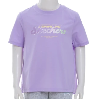【SKECHERS】女童短袖衣(L225G004-00AQ)