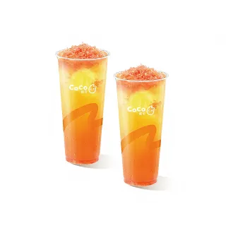 【COCO都可】momo獨家★葡萄柚果粒茶大杯 2杯1組(好禮即享券)