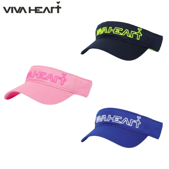 【VIVA HEART】官方直營 女士 高爾夫 休閒 線條織紋遮陽帽(淺藍色/深藍色/粉紅色)