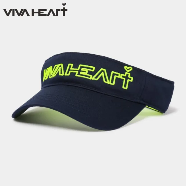 【VIVA HEART】官方直營 女士 高爾夫 休閒 線條織紋遮陽帽(淺藍色/深藍色/粉紅色)