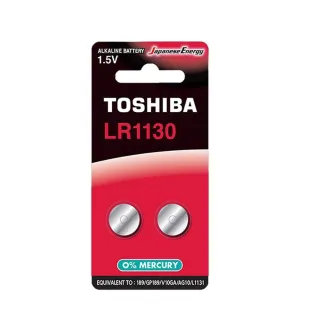 【TOSHIBA 東芝】鈕扣型鋰電池-LR1130(2入)