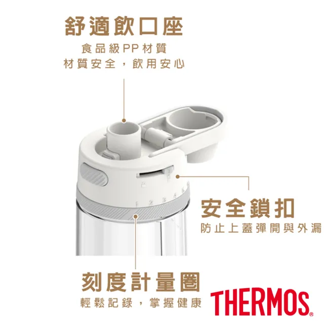 【THERMOS 膳魔師】小熊維尼找橡實篇彈蓋輕水瓶710ml(TP4329WP-AGBG)