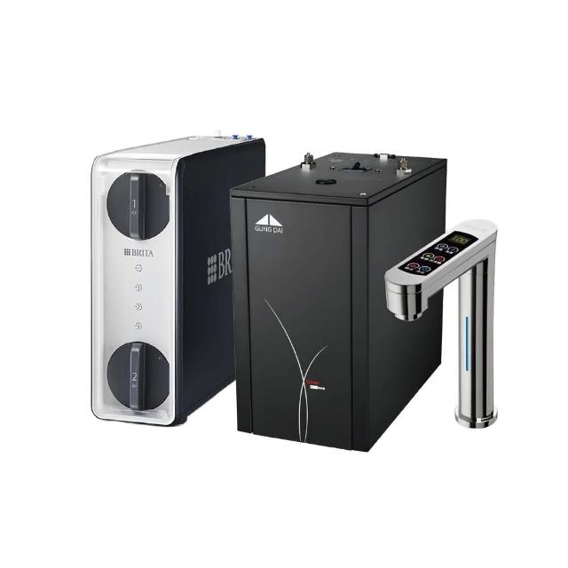 【GUNG DAI】GD-600/GD600櫥下型觸控式雙溫飲水機搭配BRITA GR600 RO直輸淨水系統(GD-600+GR-600)