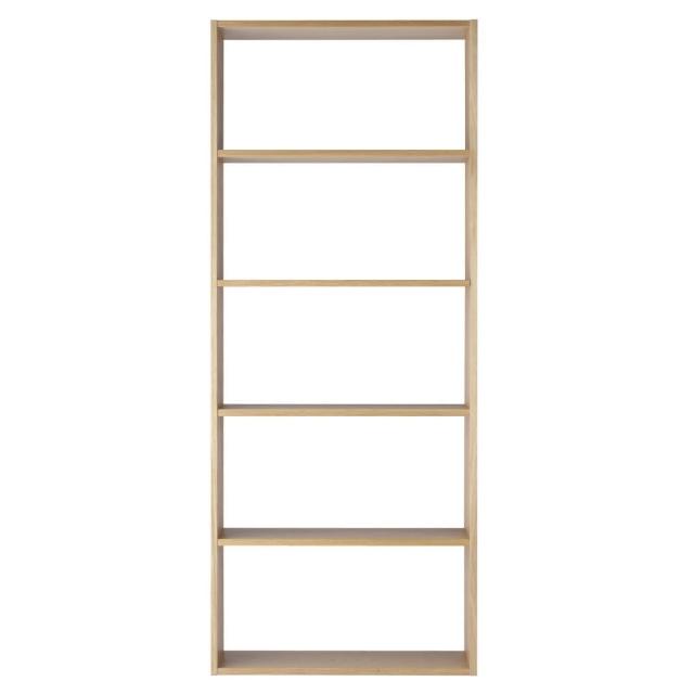 【MUJI 無印良品】自由組合層架/橡木/5層/寬版基本組/(大型家具配送)