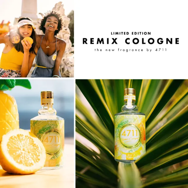 【4711】Remix Cologne Zitrone 夏日沁檸古龍水100ml(專櫃公司貨)