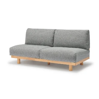 【MUJI 無印良品】木製簡約沙發/2人座 寬149*深74.5*高69cm(大型家具配送)