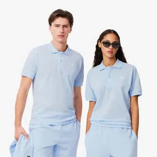 【LACOSTE】中性款-經典版型標誌印花L.12.12短袖Polo衫(淺藍色)