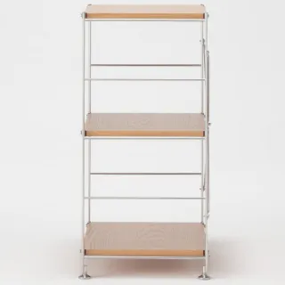 【MUJI 無印良品】SUS橡木層架組/小/(大型家具配送)