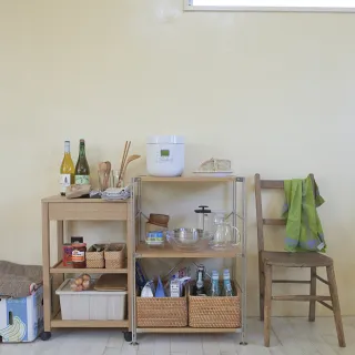 【MUJI 無印良品】SUS橡木層架組/小/(大型家具配送)