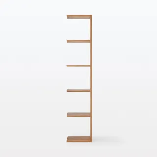 【MUJI 無印良品】自由組合層架橡木/5層/追加用(大型家具配送)