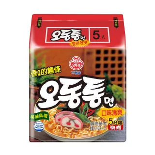 【不倒翁】海鮮風味烏龍拉麵(120g*5入)x2袋組