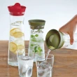 【HARIO】Gmark 冷水壺 1000ml 紅(冷泡壺/1L大容量/WJ-10-R/耐熱溫差120℃)