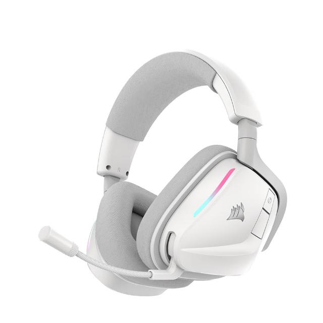 【CORSAIR 海盜船】VOID V2 天行者RGB無線耳機麥克風(白)