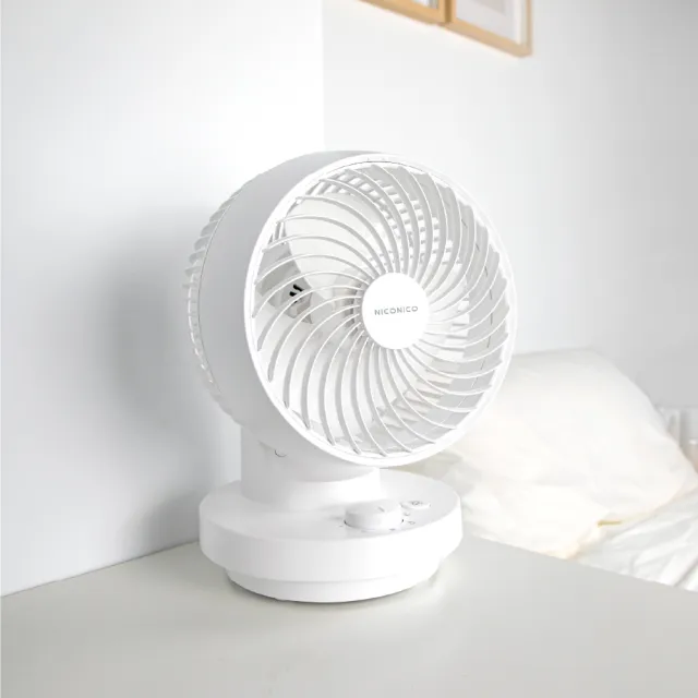【NICONICO】7吋易拆式陀螺循環扇/電風扇/風扇(NI-GS2506)