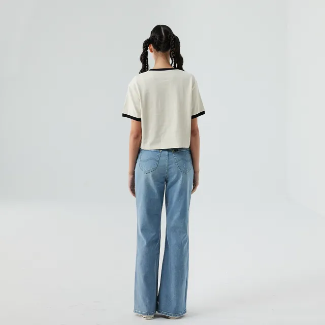 【Lee】女裝 牛仔褲 / 427 高腰標準 喇叭靴型 中藍洗水(LB517051046)
