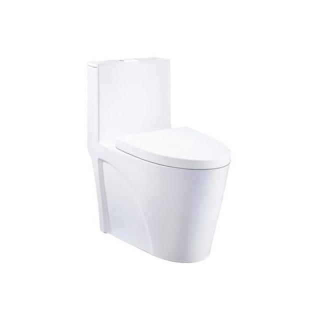 【CAESAR 凱撒衛浴】二段式加高單體馬桶/管距30(CF1650 不含安裝)