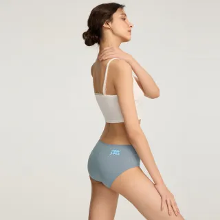 【Anden Hud】抗菌系列．花邊高腰三角內褲(復古單寧藍-NY)