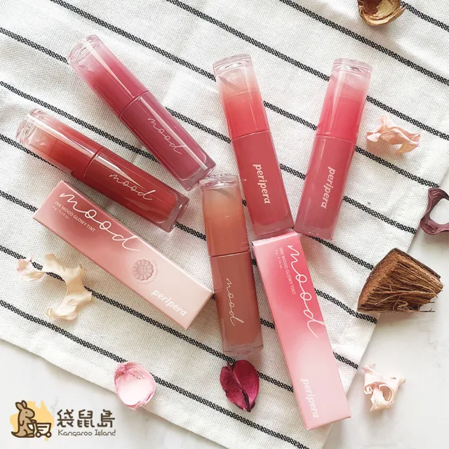 【peripera】韓國 墨水心情亮澤唇釉 4g Ink Mood Glowy Tnt(亮面唇釉 晶亮水光唇釉)