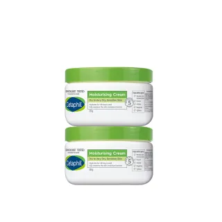 【Cetaphil 舒特膚】官方直營 長效潤膚霜 250gx2(臉部身體乳霜/敏感肌/保濕/B3/B5/乾燥粗糙)