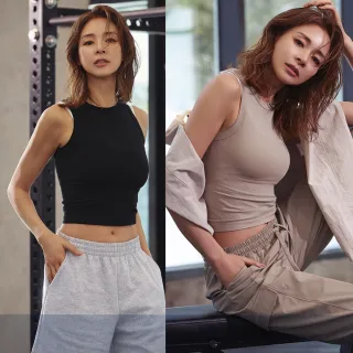 【STL】現貨 韓國瑜伽 HighStretch Short SL 高彈 及腰短版 坦克 背心 女 運動 無袖上衣(多色)