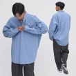 【plain-me】小P社長logo素面BD襯衫 PLN3336-242(男襯衫 女襯衫 上衣 休閒上衣)