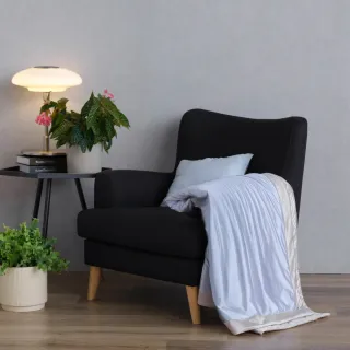 【WEDGWOOD】冰絲綢涼被 薄被四季被 雙面可用(單人 150x195cm)