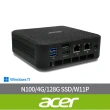 【Acer 宏碁】微軟M365組★RB102 四核迷你電腦(RB102/N100/4G/128G SSD/W11P)