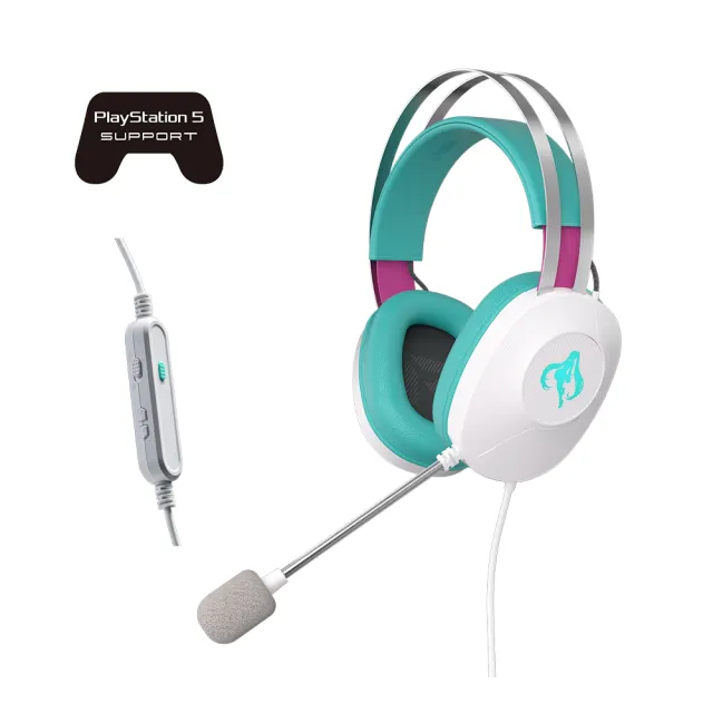 【ASUS 華碩】TUF Gaming H1 Gen II Hatsune Miku Edition 電競耳機