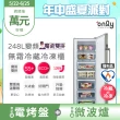 【only】熱賣百台!魔術雙拼248L變頻無霜冷藏冷凍櫃OU248-M06ZRI福利品(248公升直立式節能)