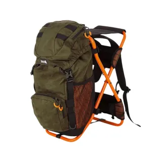 【FAUNA 瑞典】輕量板凳後背包 30L 輕量板凳後背包 軍綠(背包 登山包 座椅 露營 逐露天下)