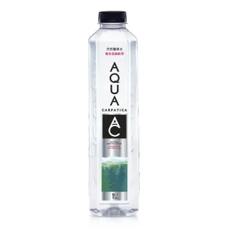 【AQUA Carpatica 喀爾巴阡】天然礦泉水PET瓶1000mlx12入/箱(共12入/官方直營/羅馬尼亞原裝進口)