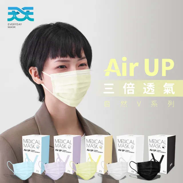 【天天】成人平面醫用口罩 自然V系列 多色可選 防疫必備(20入/盒 適合小臉者/修飾臉型)
