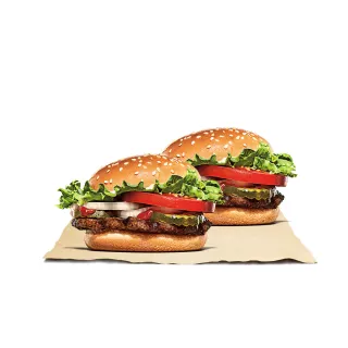 【漢堡王】1+1組合★小華堡原味或辣味★期間限定！喜客券