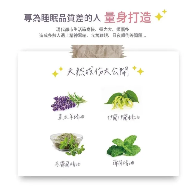【花芊生技】好神貼 天然草本精油舒眠貼布 12入組(60貼/1包 安睡好眠)