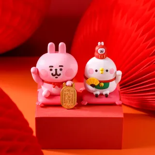 【YENDAR 研達】卡娜赫拉的小動物招財公仔(P助/粉紅兔兔)