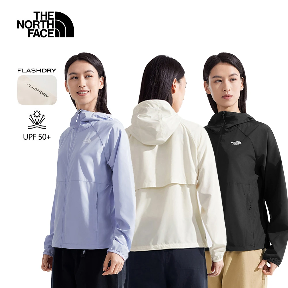 The North Face防曬外套 男女LOGO防風防曬連帽外套,吸濕排汗,多款可選