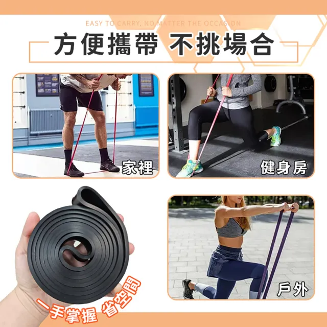 【DREAMCATCHER】健身彈力帶-專業款125磅(拉力帶/彈力帶/拉力繩/阻力帶/健身拉力帶/健身彈力繩)